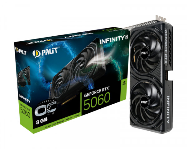 PALIT nVidia GeForce RTX 5060 8GB 128bit RTX 5060 Infinity 2 OC grafička karta
