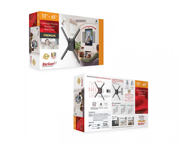 BARKAN BM300R LCD TV zglobni zidni nosač do 65 inča