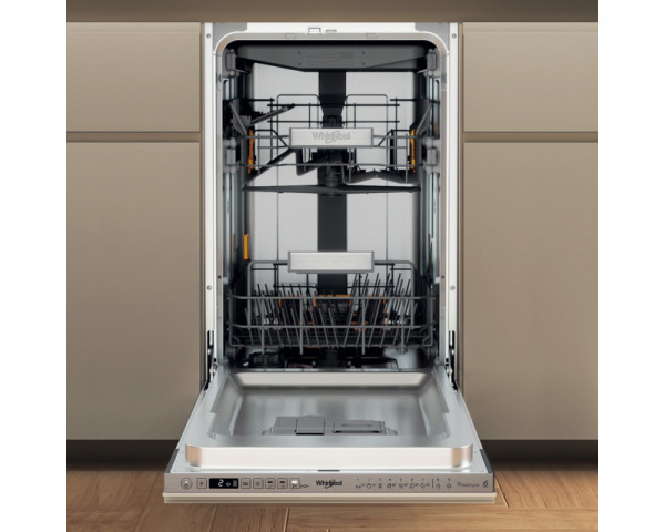 WHIRLPOOL WH6IB10BS7LA0 ugradna mašina za pranje sudova 45cm