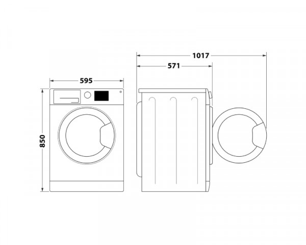 WHIRLPOOL FFL 7269 W EE mašina za pranje veša