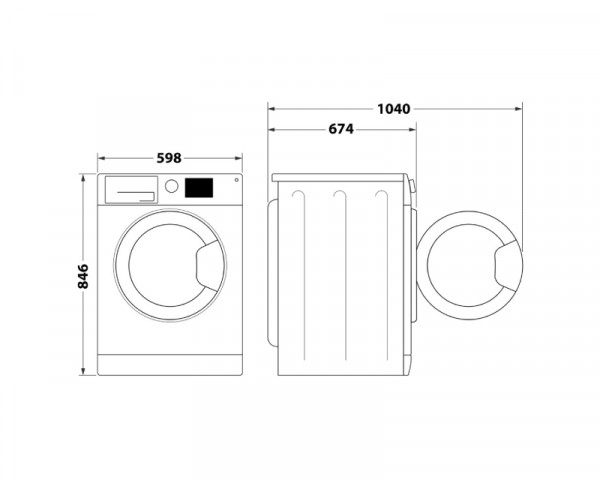 WHIRLPOOL WP C9 WBS EE mašina za sušenje veša - toplotna pumpa