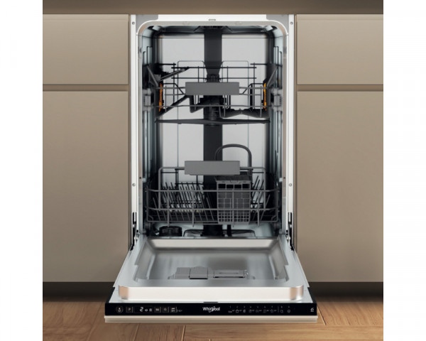 WHIRLPOOL WH2IC10BS7LA0 ugradna mašina za pranje sudova 45cm