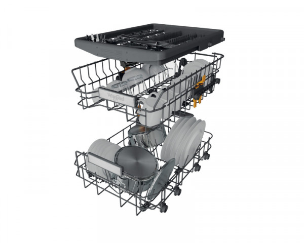 WHIRLPOOL WH6FB10BS7A0X mašina za pranje sudova - 45cm