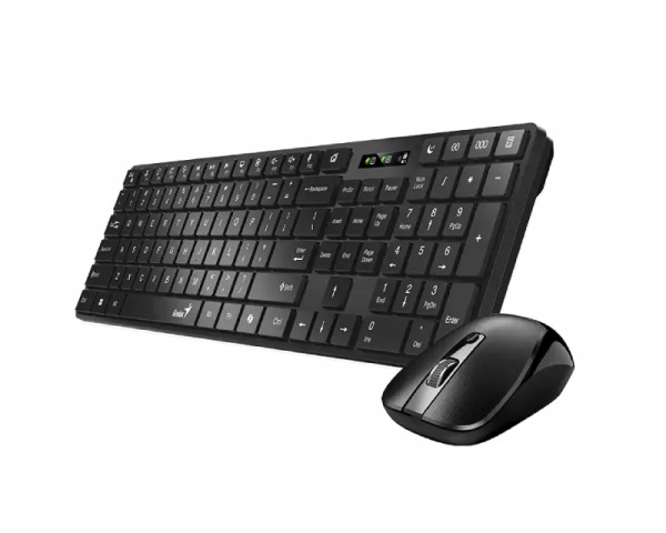 GENIUS SlimStar 8250 Wireless USB US crna tastatura+ miš