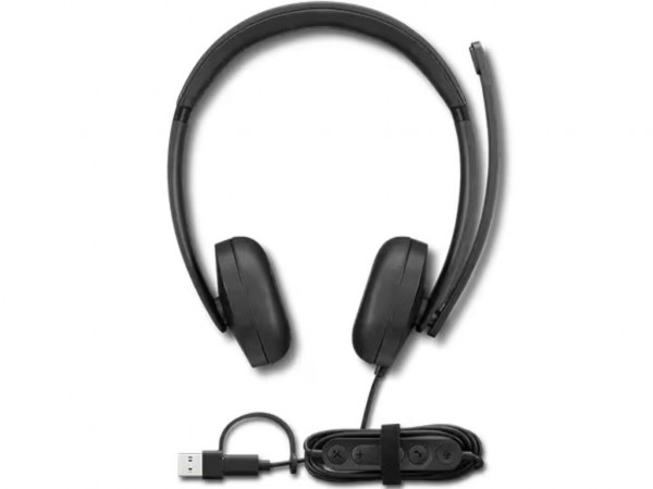LENOVO Slušalice VoIP Headset 5000 žicne Teams crna
