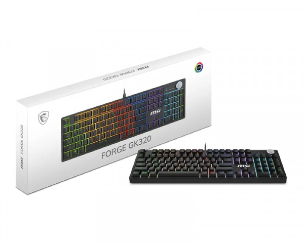MSI FORGE GK320 (red switch) US crna tastatura