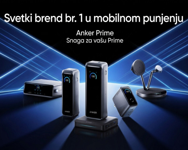 ANKER Prime 26250mAh, 300W, Power Bank crni