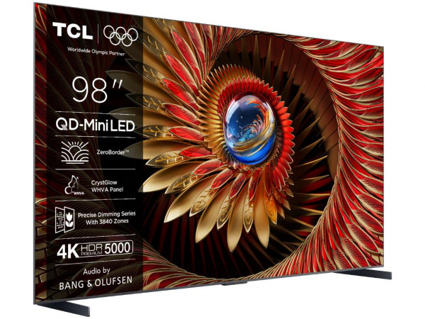 TCL Televizor 98C8K MiniLED-QLED 98 inch 4K UHD 144Hz Google TV crna