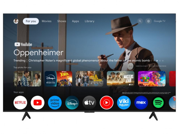 TCL Televizor 85P7K QLED 85 inch 4K UHD 60Hz Google TV crna
