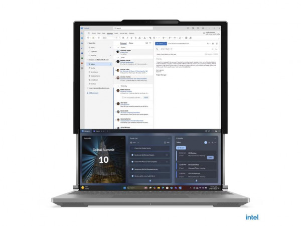 LENOVO Laptop ThinkBook Plus G6 Rollable Win 11 PRO 14 inch OLED U7-258V 32GB/1TB backl EN siva
