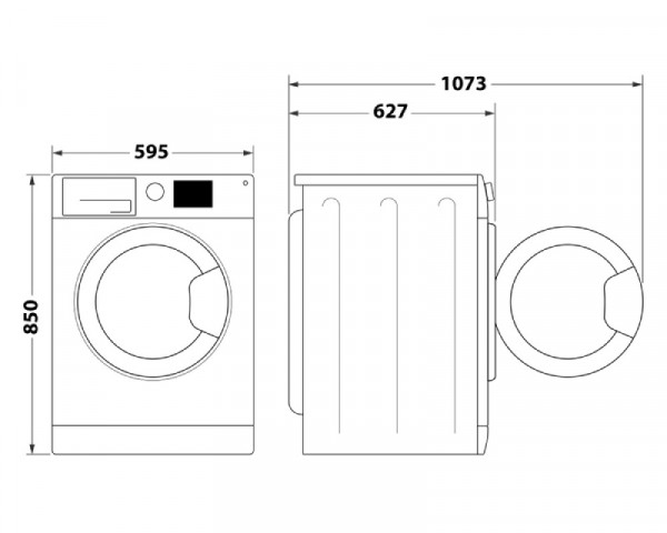 WHIRLPOOL FFD 9489 BCV EE inverter mašina za pranje veša