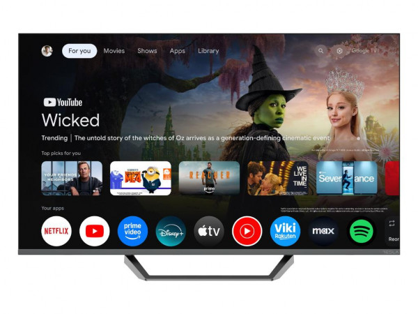 TESLA Televizor Q43E665GFS QLED 43 inch smart Google TV siva