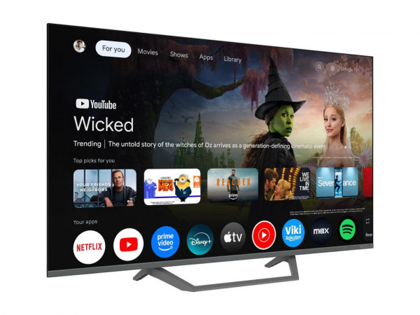 TESLA Televizor Q43E665GFS QLED 43 inch smart Google TV siva