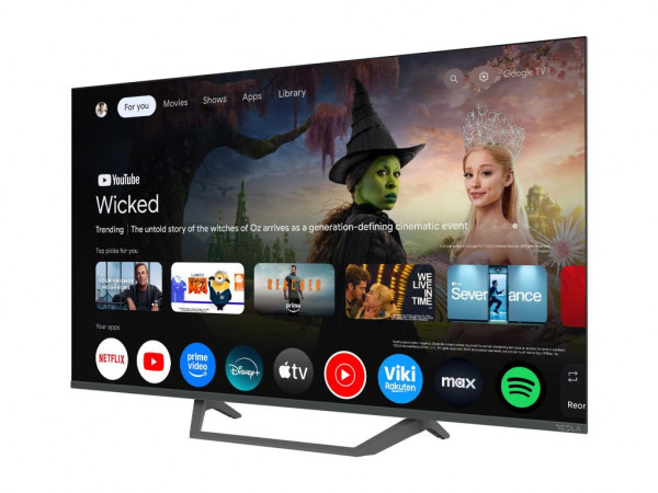 TESLA Televizor Q43E665GFS QLED 43 inch smart Google TV siva