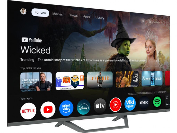 TESLA Televizor Q75E655GUS QLED 75 inch 4K Smart Google TV siva