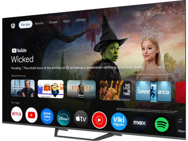 TESLA Televizor Q75E655GUS QLED 75 inch 4K Smart Google TV siva