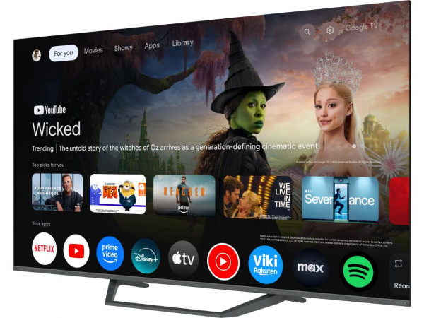TESLA Televizor Q55E655GUS QLED 55 inch 4K Smart Google TV siva