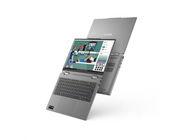 LENOVO Laptop IdeaPad 5 2in1 14AHP11 DOS 14 inch WUXGA Ryzen 5 230 16GB/512GB bklt SRB Siva bez punjaca