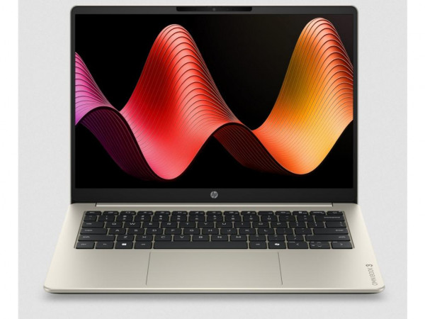 HP Laptop OmniBook 3 14-hy0002nm DOS 14 inch WUXGA AG Ryzen 5 40 16GB onboard 512GB zlatna 2g