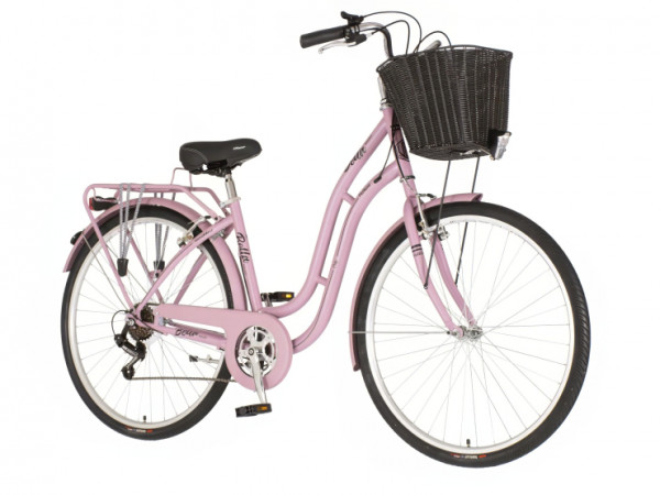 VISITOR Bicikl bella 28 inch roze crni
