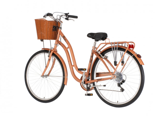 VISITOR Bicikl bella 28 inch bakarno crni