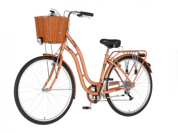 VISITOR Bicikl bella 28 inch bakarno crni
