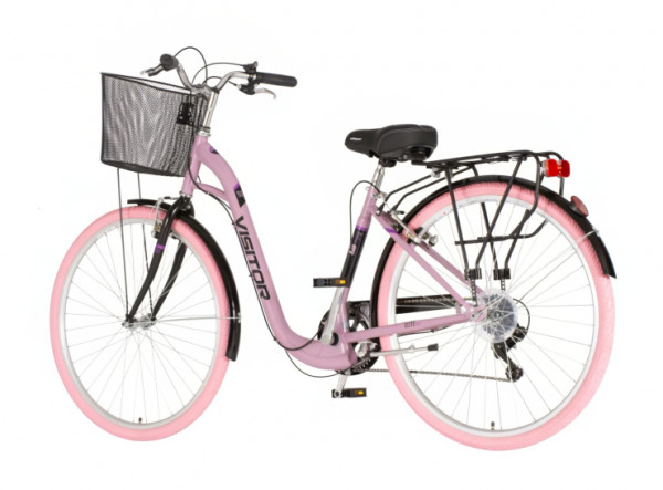 VISITOR Bicikl elite 28 inch roze crni