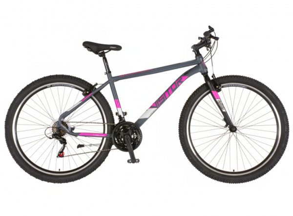 VISITOR Bicikl radiance 29 inch sivo roze