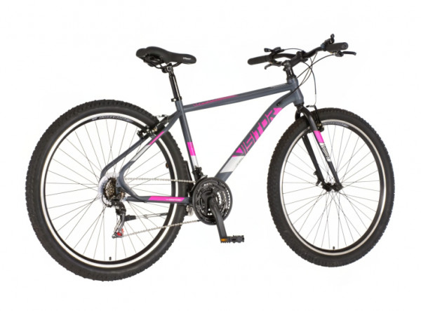 VISITOR Bicikl radiance 29 inch sivo roze