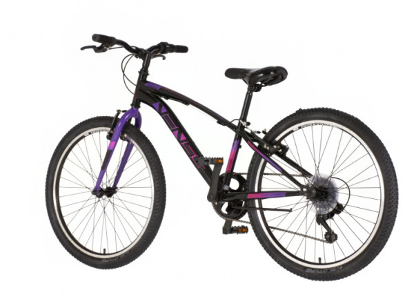 VENSSINI Bicikl arcadia 24 inch crno ljubičasti