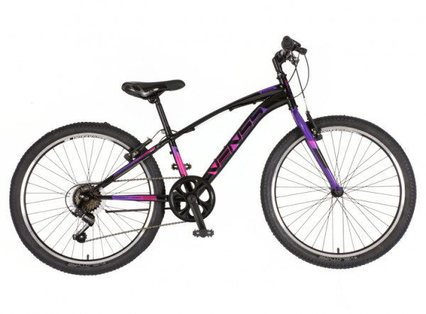 VENSSINI Bicikl arcadia 24 inch crno ljubičasti