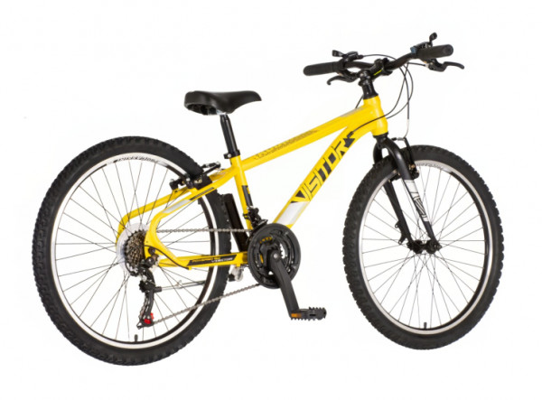 VISITOR Bicikl radiance 24 inch žuto crni