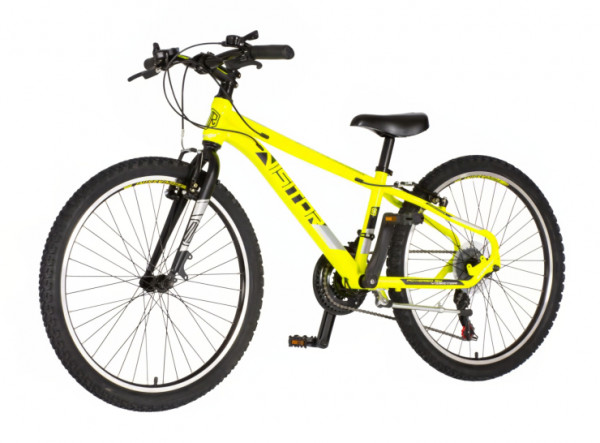 VISITOR Bicikl radiance 24 inch neon žuto crni