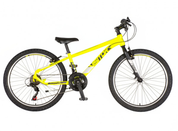 VISITOR Bicikl radiance 24 inch neon žuto crni