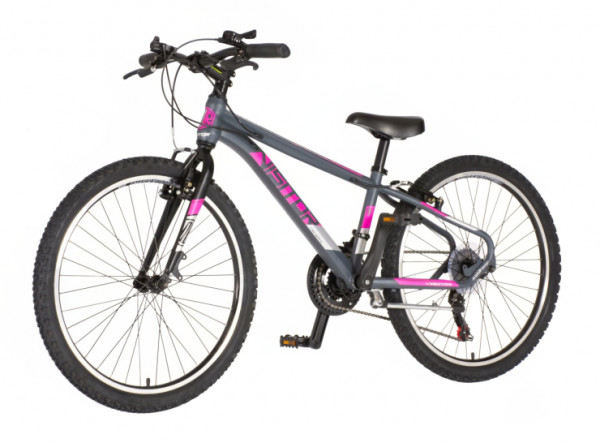 VISITOR Bicikl radiance 24 inch sivo roze