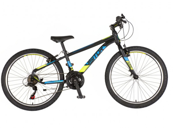 VISITOR Bicikl radiance 24 inch crno žuti