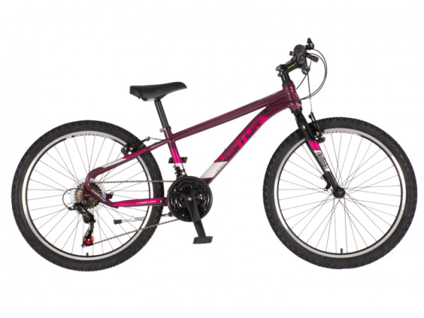 VISITOR Bicikl radiance 24 inch bordo roze