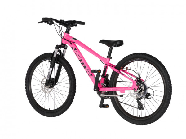 VISITOR Bicikl cascade 24 inch roze crni