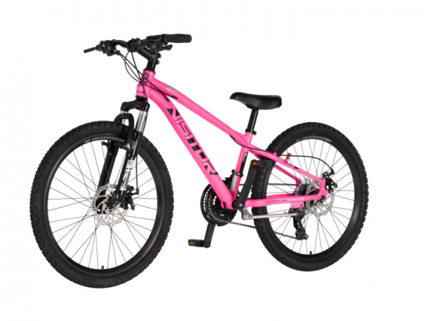 VISITOR Bicikl cascade 24 inch roze crni