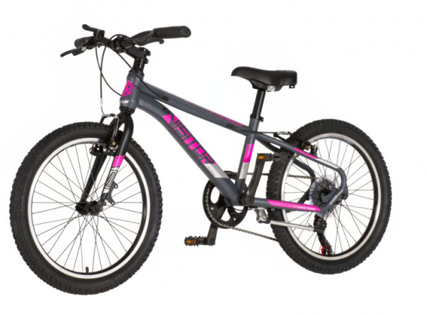 VISITOR Bicikl radiance 20 inch sivo roze