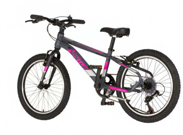 VISITOR Bicikl radiance 20 inch sivo roze