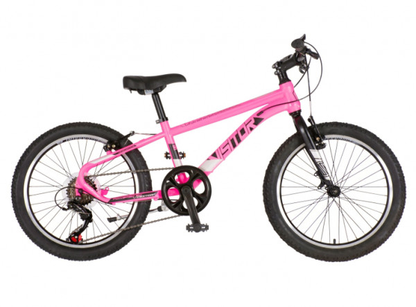 VISITOR Bicikl radiance 20 inch roze crni