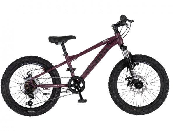 VISITOR Bicikl cascade 20 inch bordo crni