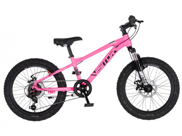 VISITOR Bicikl cascade 20 inch roze crna