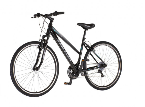 VISITOR Bicikl tour smart 28 inch crno tirkiz