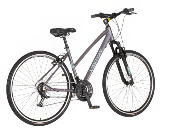 VISITOR Bicikl terra lady 28 inch sport sivo tirkiz