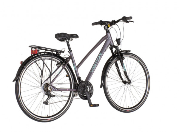 VISITOR Bicikl terra lady 28 inch sivo tirkiz