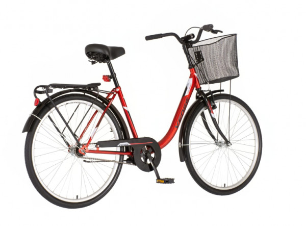 VENSSINI Bicikl venecija 26 inch bordo beli