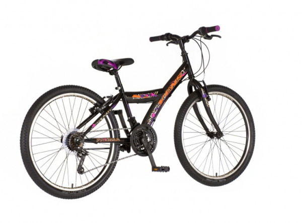 VENSSINI Bicikl parma 24 inch crno roze