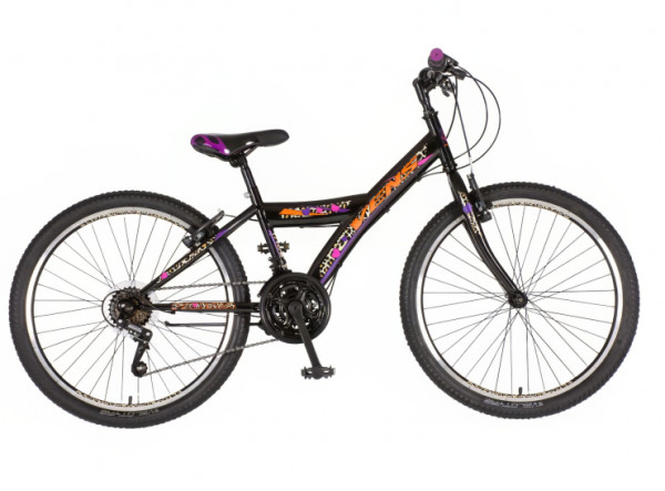 VENSSINI Bicikl parma 24 inch crno roze